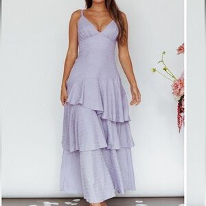 Layered Hem Maxi Dress - Selfie Leslie S